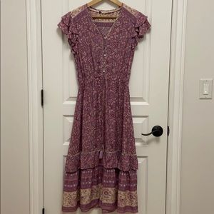 Purple flower dress